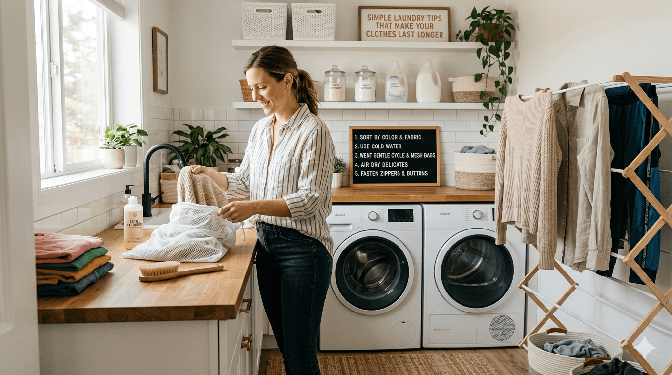 Simple Laundry Tips That Make Your Clothes Last Longer