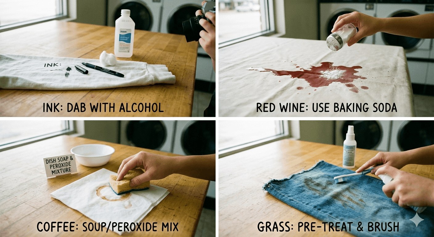 Stain removal tips from Midvale Express Laundromat in Midvale, Utah