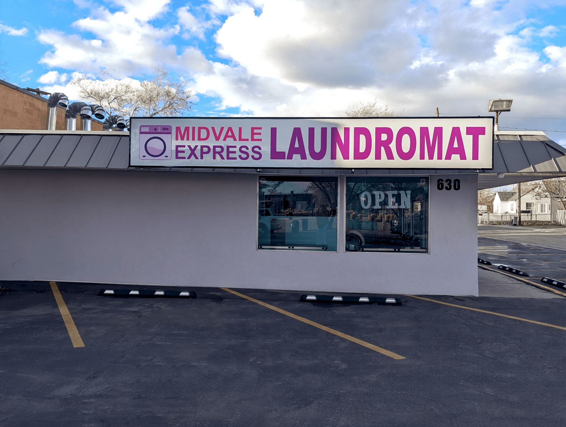Midvale Express Laundromat illustration